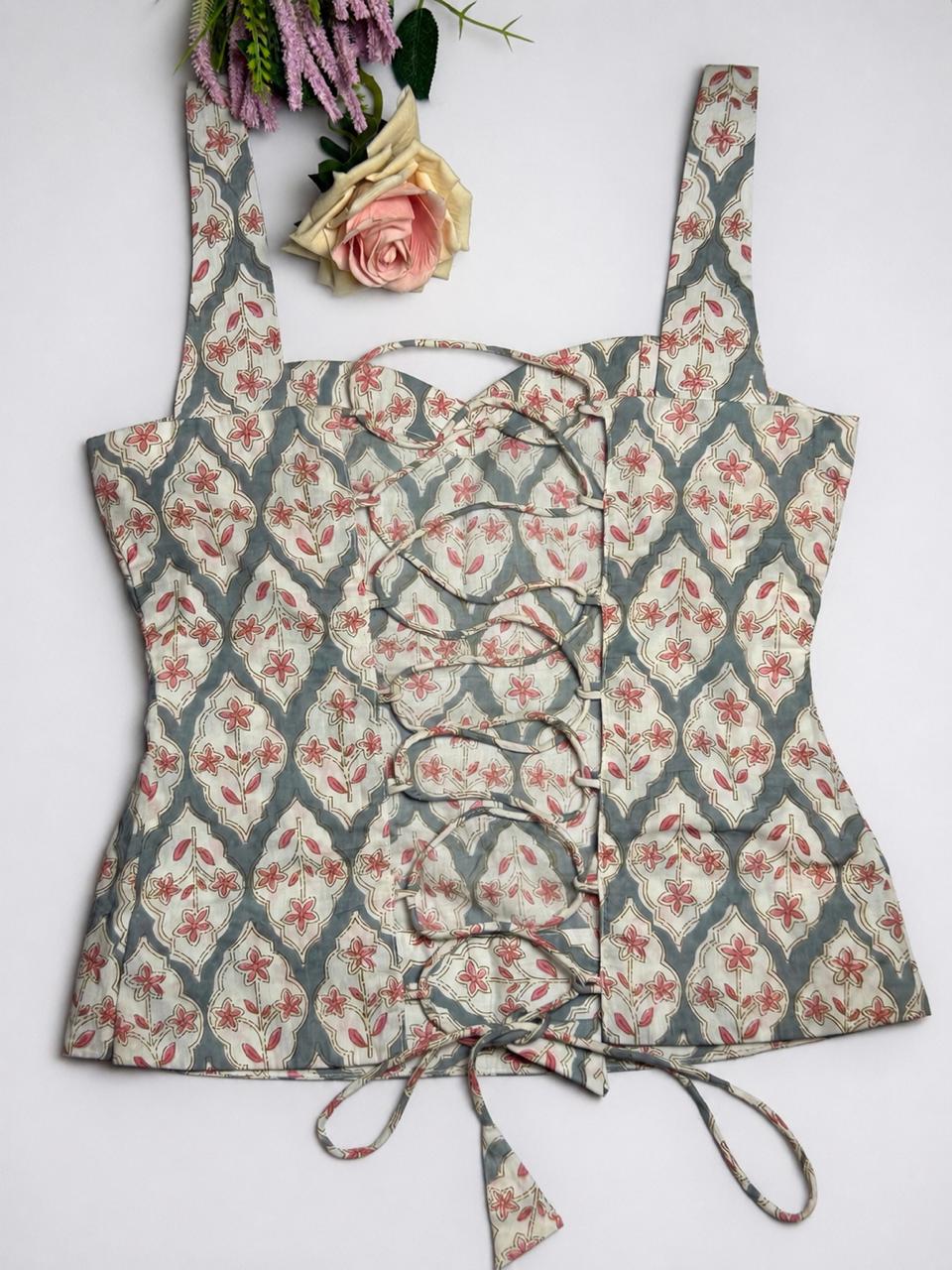 Gulnaar corset top
