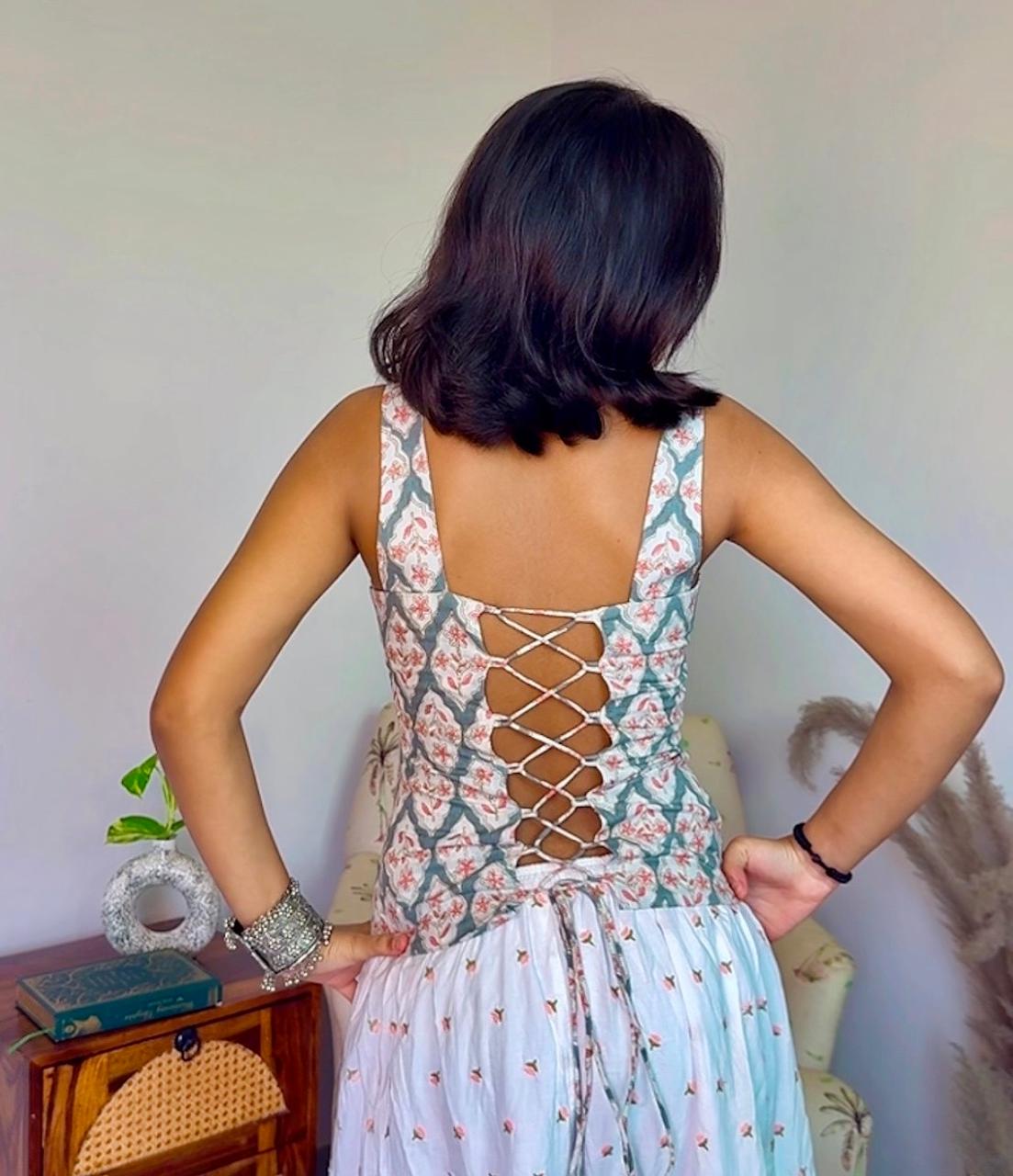 Gulnaar corset top