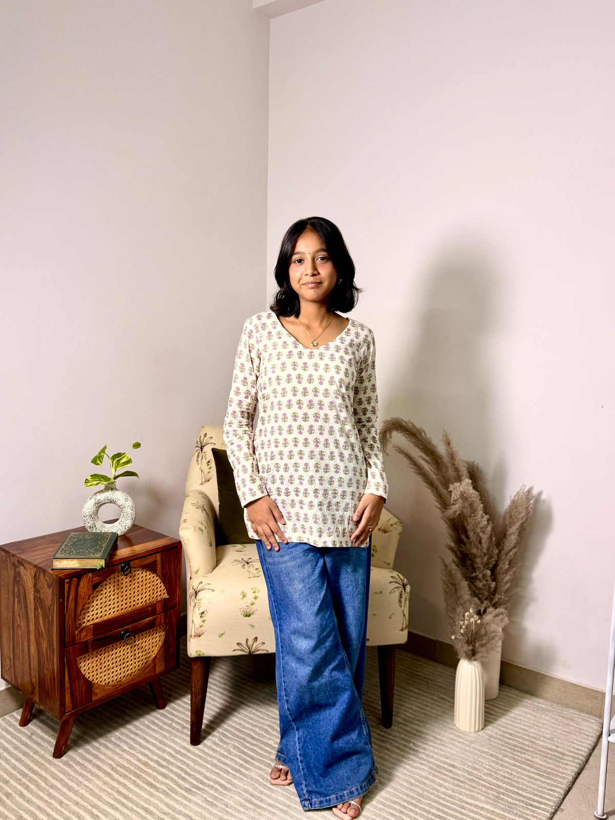 Long sleeve kurti