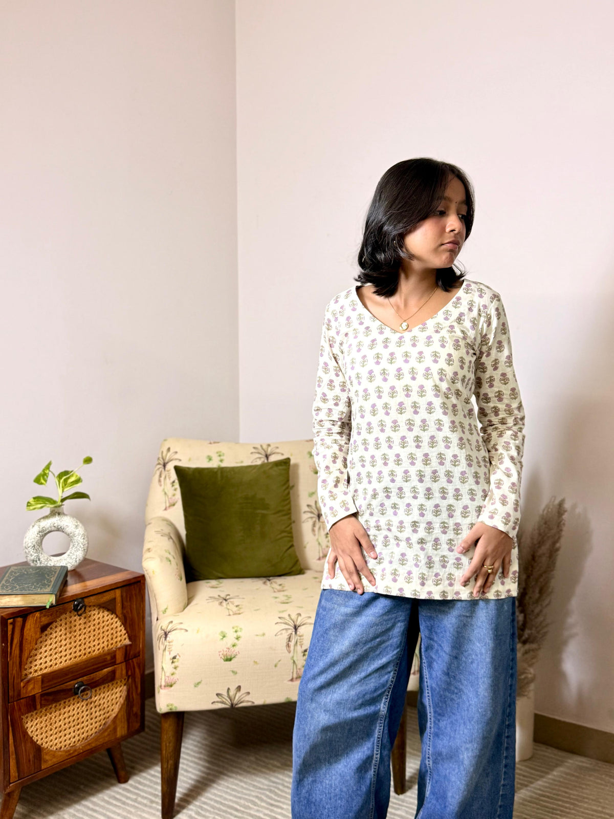 Long sleeve kurti